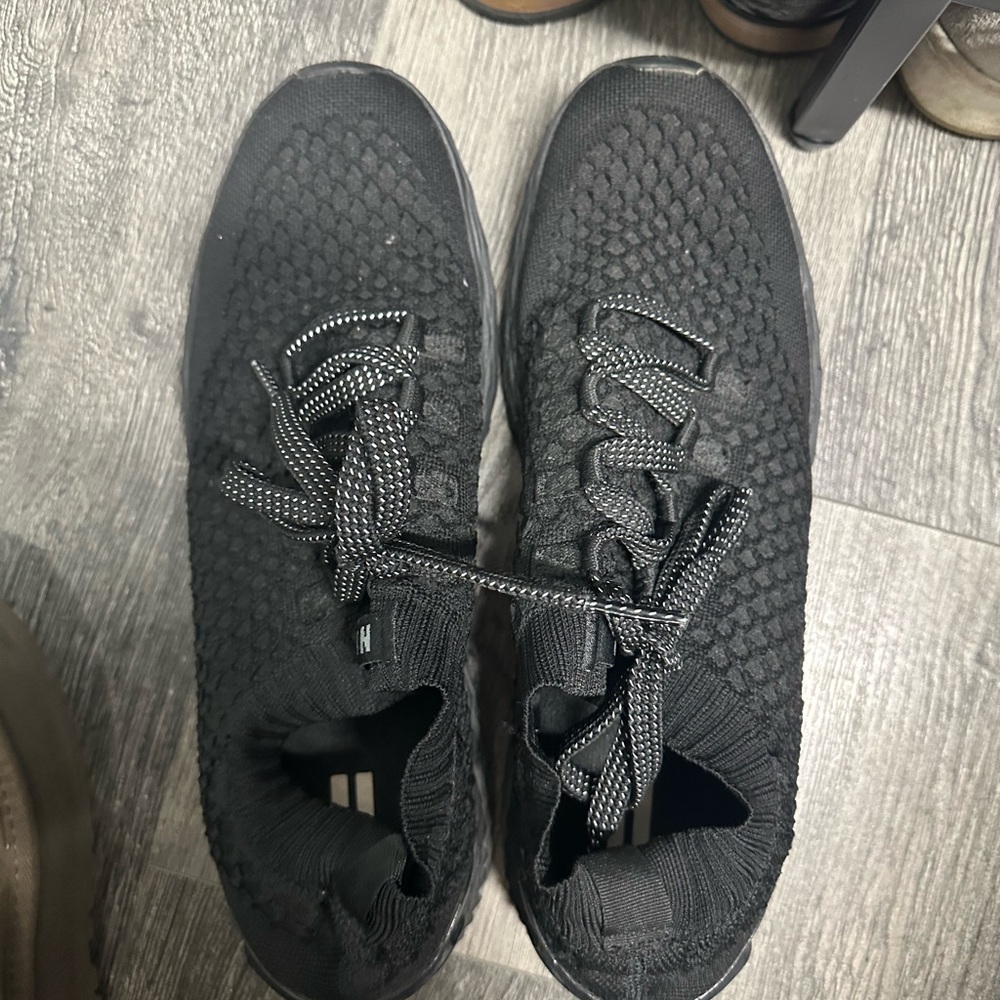 Black Knit Men's Shoes